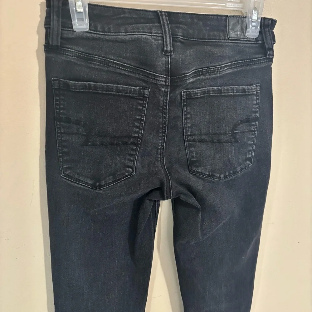 American Eagle Classic Skinny Black Jeans - Picture 6 of 8